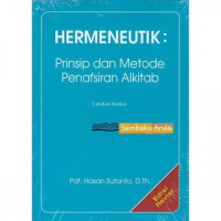 Hermeneutik Prinsip dan Metode Penafsiran Alkitab Cetakan Kedua