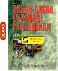 Image of Dasar-Dasar Evaluasi Pendidikan